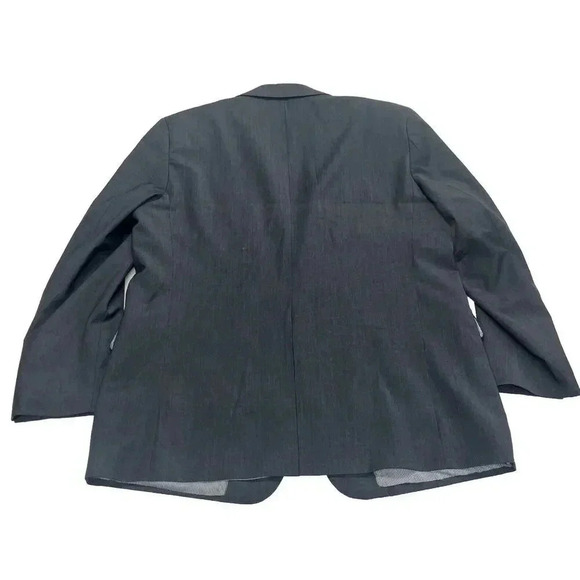 Brooks Brothers Regent Fit Two Button Gray Wool Blend Blazer Sport Coat 46R - Picture 5 of 16